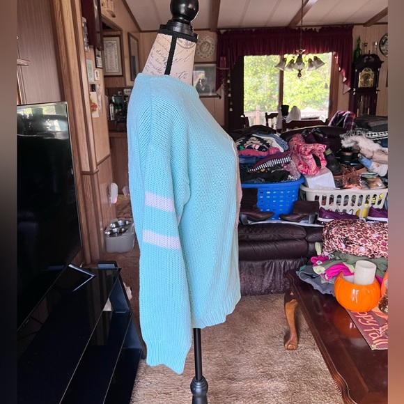 Vintage Teddy Bear Sweater Bear Heart J. J. Fargo Crew Neck 90's. - Picture 8 of 15